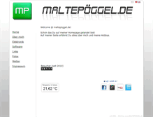 Tablet Screenshot of maltepoeggel.de